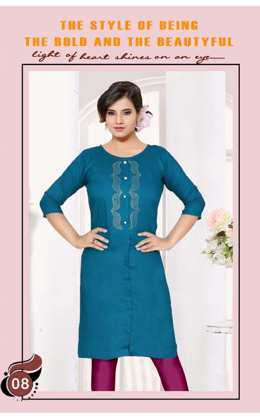 Beauty Queen Amrapali 1 Casual Daily Wear Rayon Printed Kurti Collection